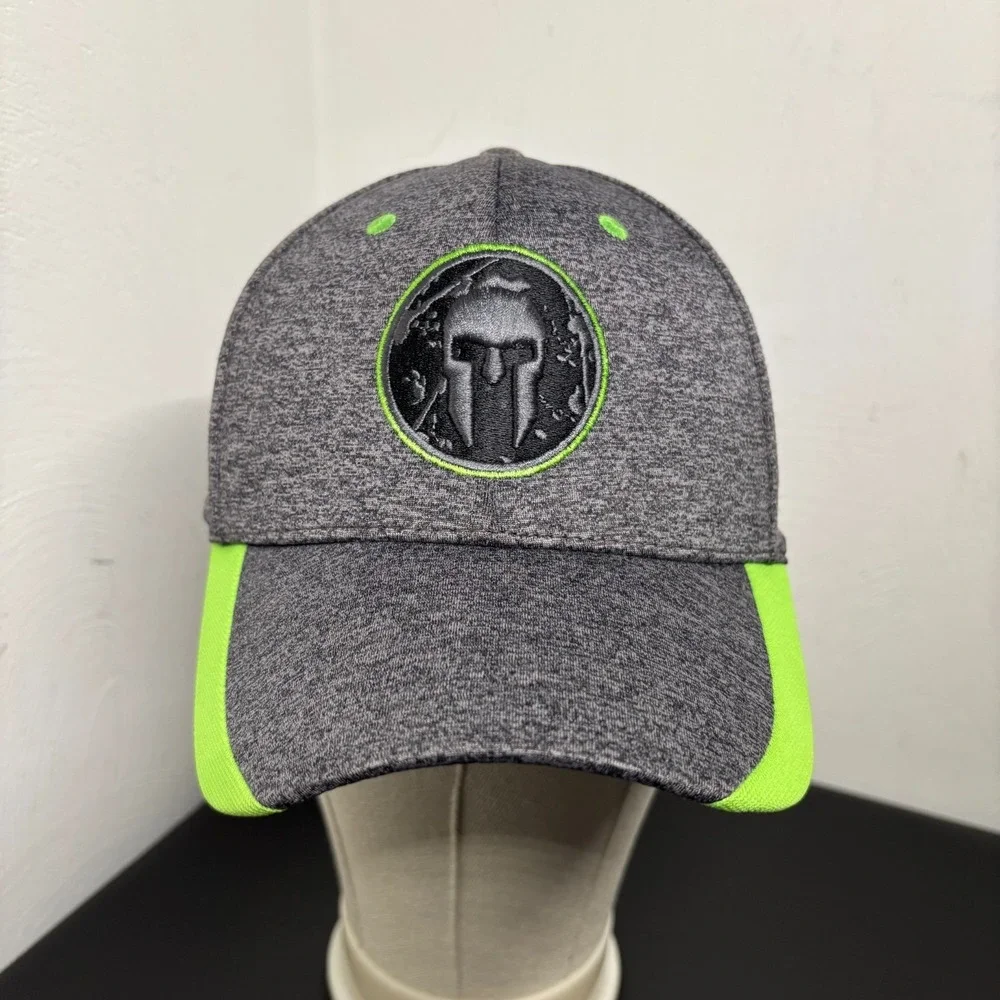 '47 Brand Spartans Baseball Cap Hat Gray Green OSFM Stretch‎ Unisex Spellout